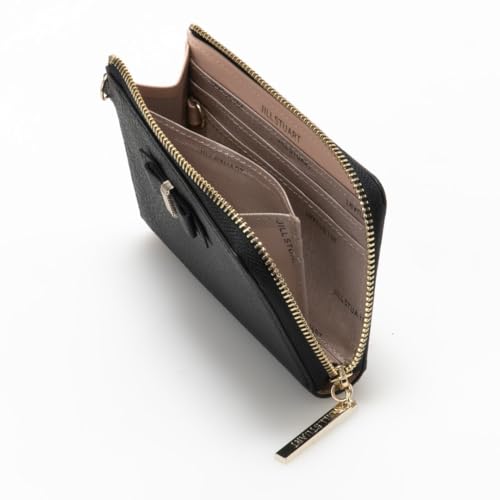 Jill Stuart Misty Long Wallet, Women's, Ribbon Motif, Feminine, JSLW4CE1, Black