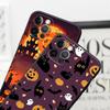 Happy Halloween Cat Pumpkin Phone Case For Apple iPhone 17 16 15 14 13 12 11 Pro Max 16 Plus 17Air 17PM Back Cover Silicon Funda