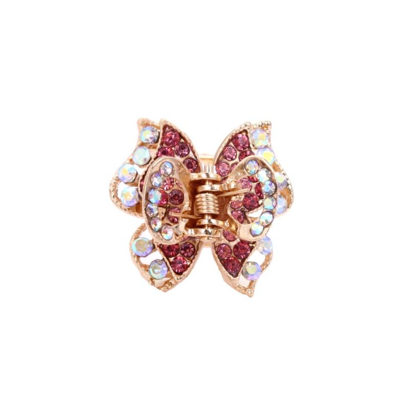 Pinces à Cheveux Petites Exquises Diamant d'Eau Pinces Hautes Pinces à Frange Pinces à Cheveux Arrière de la Tête Coiffure pour Enfants Petites Pinces Hautes