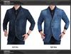 2026 Men's Plus Size Casual Loose Denim Jacket and Suit Outerwear