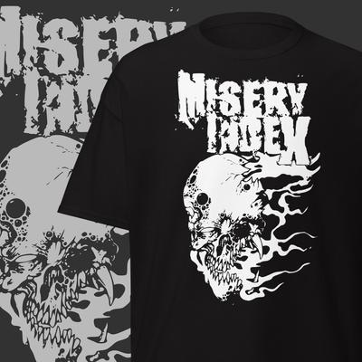 Misery Index Herren Kinder T-Shirt Metal Band T-Shirt Deathcore Kleidung für Extreme Metal Fans