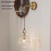 American Retro Crystal Chandelier for Hallway, Bedside, Balcony, and Cloakroom.