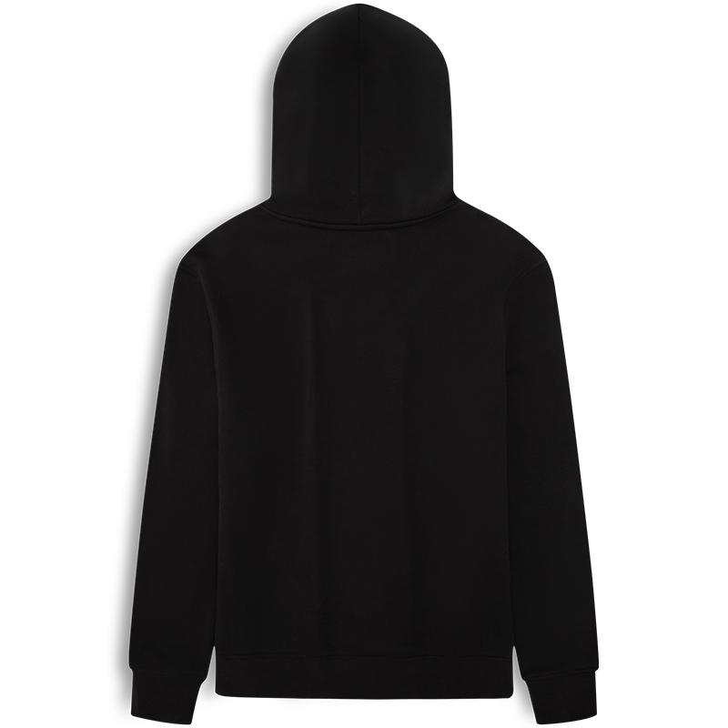Calvin Klein Fashion Loop Letter Jacquard Fleece Hoodie Men hoodies Space-Black ZM02448BEH