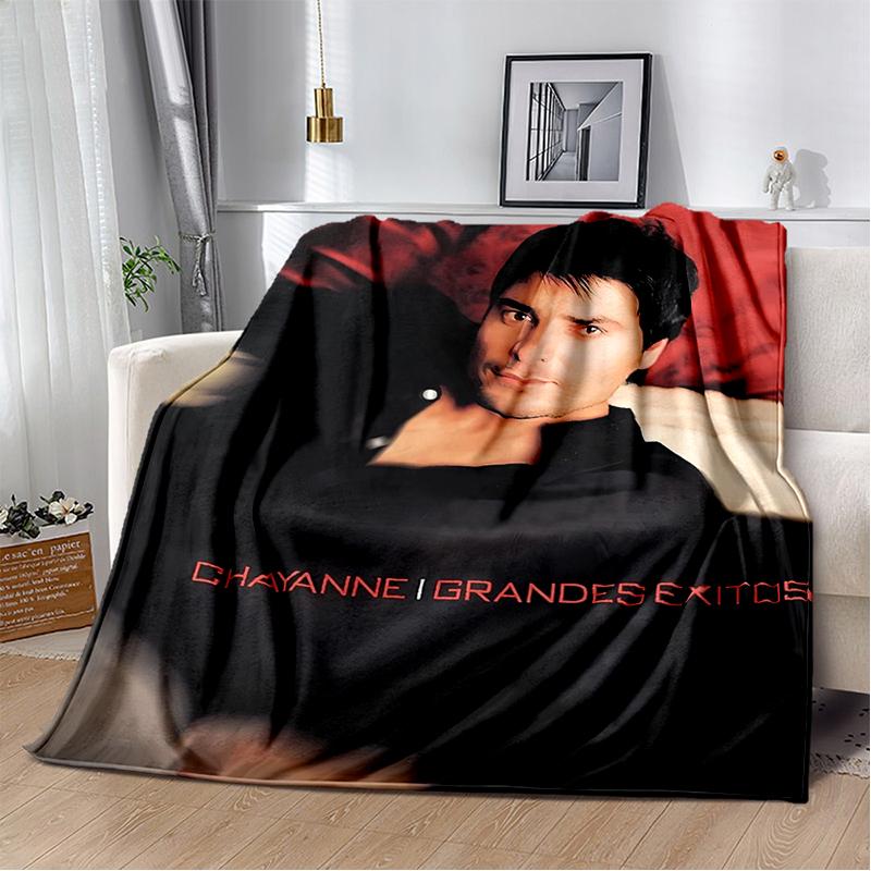 2025 New Style Chayanne Puerto Rican Latin Pop Soft Blankets,Keep Warm Throw Blanket Comfortable Blanket for Beds Sofa Home Gift