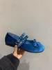 2025 New Spring Designer Women Ballet Shoes Fashion Butterfly-knot Shoes Concise Soft Sole Flats Shoes