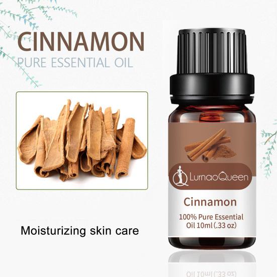 10ML Cinnamon Essential Oil Moisturizing Cinnamon Bark Single Massage Oil for Yoga Room