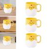 Cartoon Chicken Toothbrush Cup Creative Comfortable Handle Anti Drop Washing Cup for Child Boys Girls Kids Teens Traveling