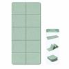 Mute Folding Yoga Mat Foldable Exercise Mat New Travel Fitness Mat  For Floor Workouts Dance