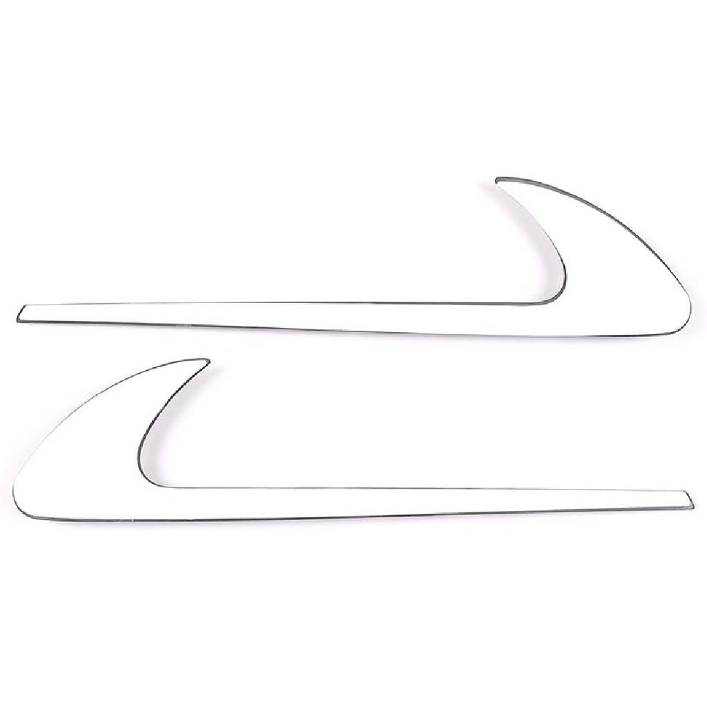 LLKUANG AMG Style Side Air Vent Fender Trim for Mercedes Benz C E GLC Class W205 W213 X253 (Glossy Black)