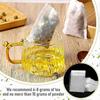 500pcs Disposable Drawstring Tea Bags for Loose Leaf Herb & Spice, Filter Sachets for Bath Cooking