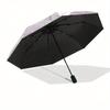 Little Twin Stars,Sanrio Characters Automatic Folding Umbrella-Simple 8-Rib Design, Bright Cartoon Pattern, Durable Iron Frame, Suitable For