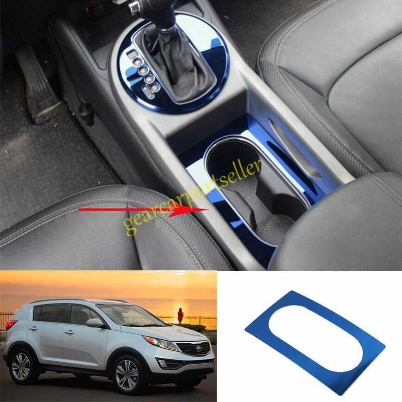 Для Kia Sportage R 11-2016 Сине-титановая панель держателя для стаканов на центральной консоли