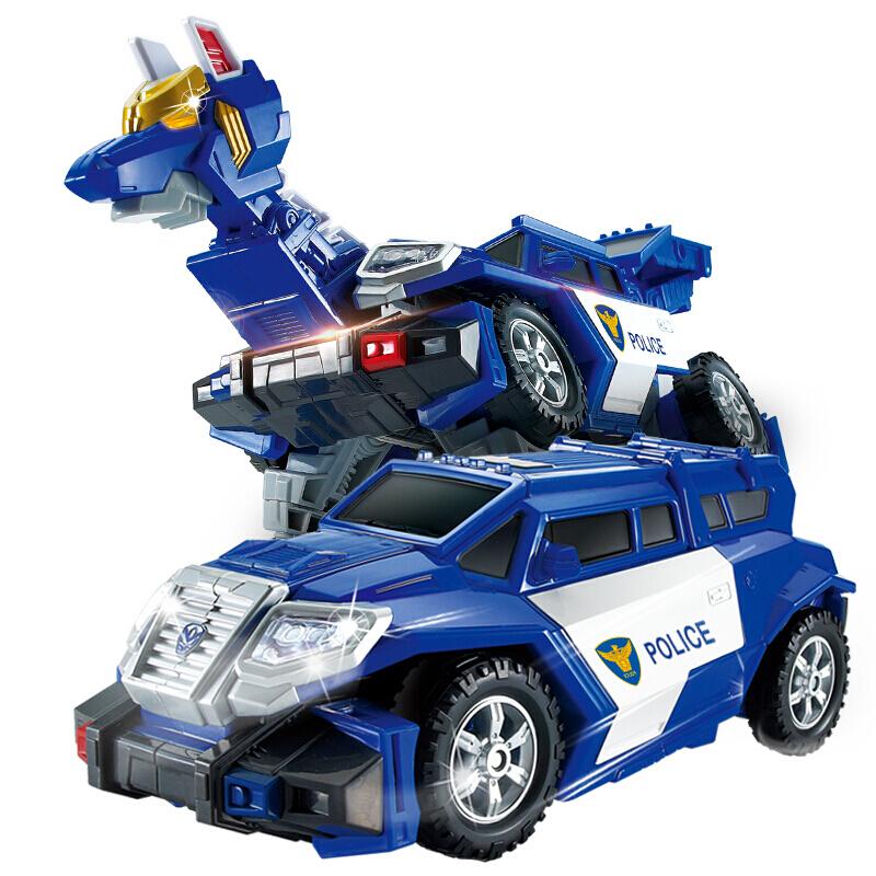 

Новые Большие Игрушки-Роботы-Трансформеры Carbot, Фигурки, Деформация в двух режимах, Машина, Полицейский Волк, Игрушка для Детей, Подарок