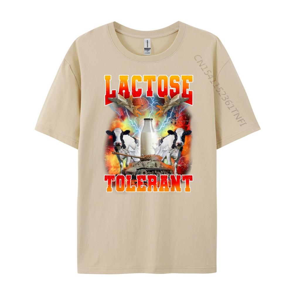 Lactose Tolerant Funny Sarcasm Meme Funny Lactose Tolerant Graphic Tee Shirt Youth Tee Shirt Men Tee Shirt