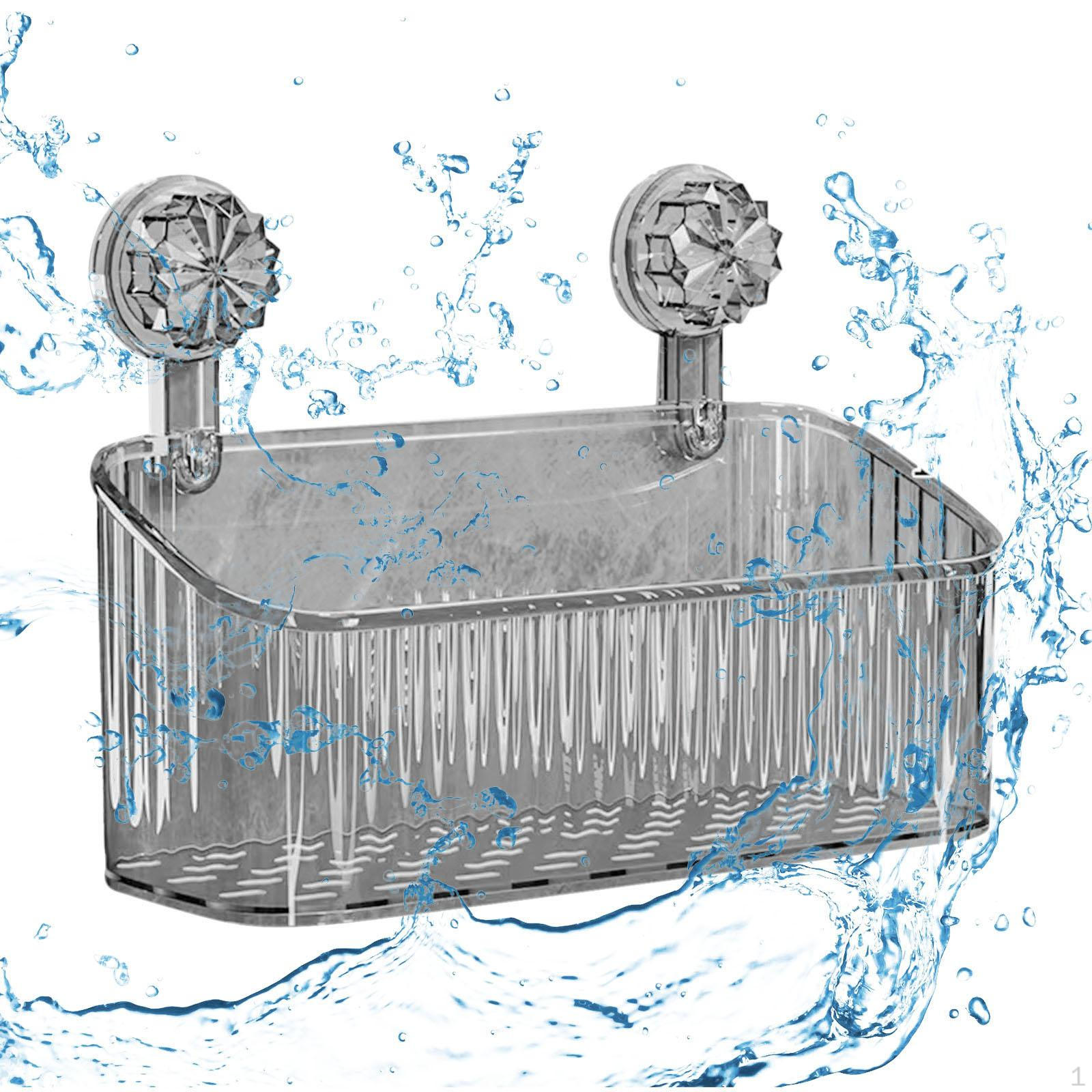 

Органайзер для душа в ванной комнате для хранения туалетных принадлежностей и предметов первой необходимости gray large