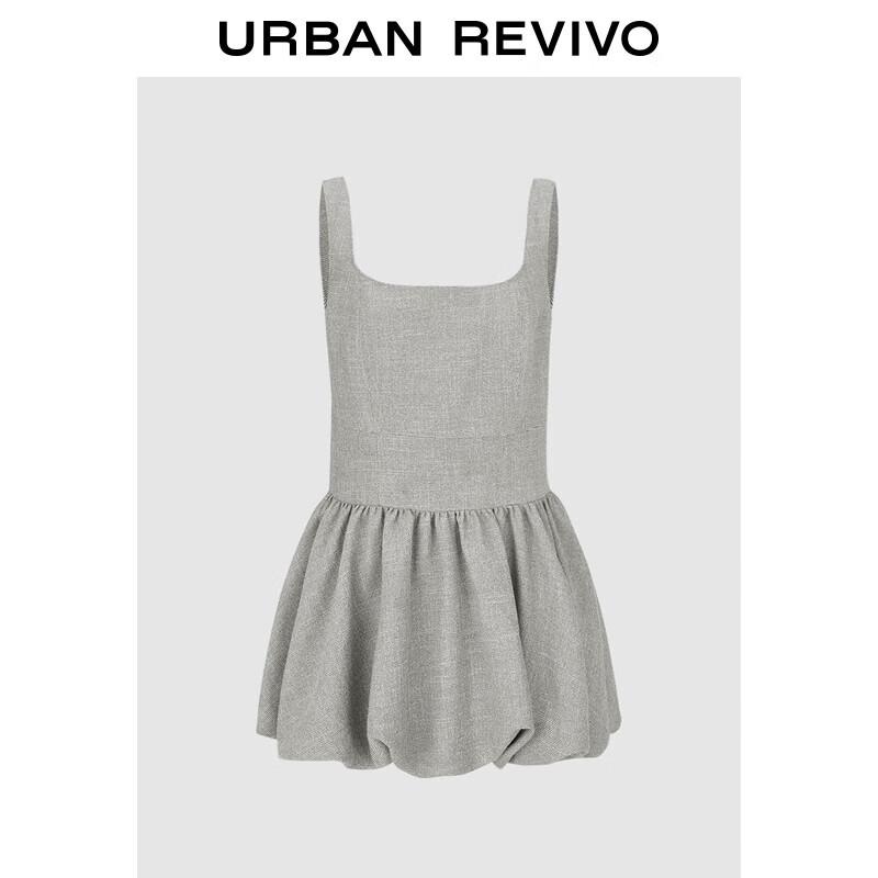 

UR Коллекция Осень 2025 Женское мини-платье с присборенным жилетом XL