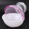 Acryl Kleintierkäfig Externes Badezimmer Toilette Haus für Hamster Meerschweinchen Baden Rosa