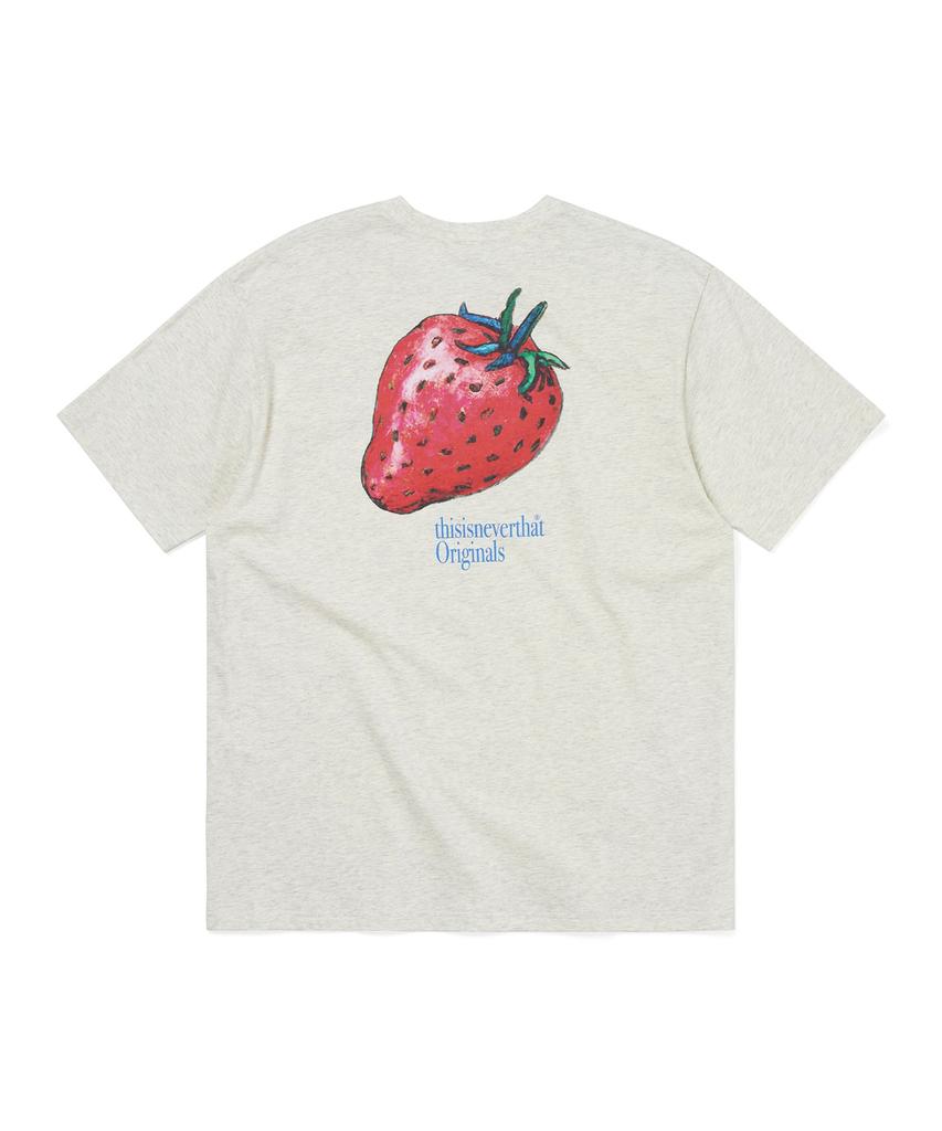 THISISNEVERTHAT Strawberry Tee Oatmeal