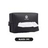 For Volkswagen VW Car Leather Tissue Box Universal Auto Seat Back Tissue Holder Scirocco Passat Polo B5 B6 B7 CC Tiguan Sharan Zj4