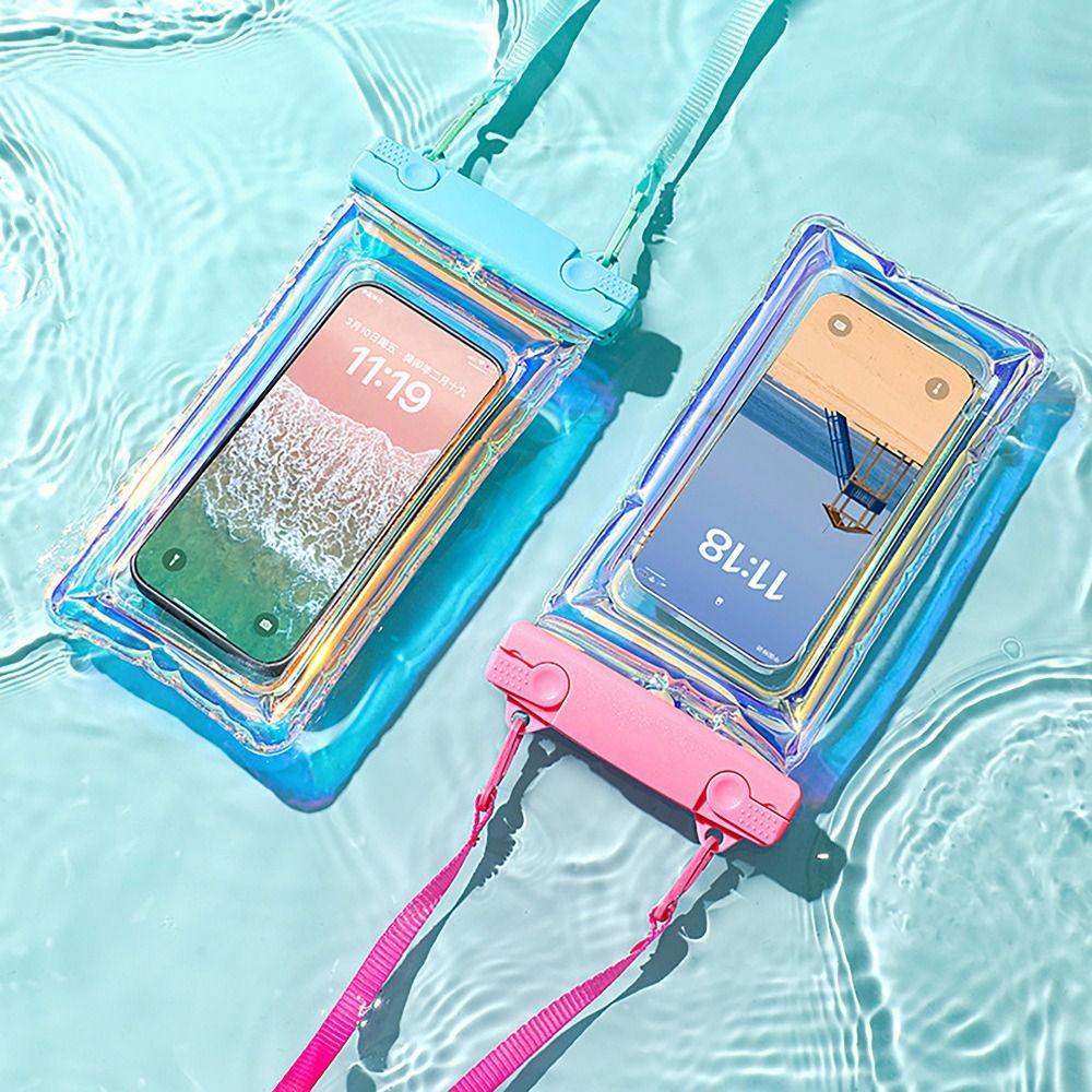 Touchscreen Waterproof Phone Case Shockproof Phone Cover Durable Drifting Phone Bag  Swim