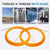 Fiberglass Electric Cable Push Pullers 5M/15M/20M/25M/30M 4mm Cable Reel Duct Snake Rodder Fish Tape Wire Threading Aid Tool