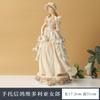 Victorian-style Creative Desktop Ornament Living Room & Bedroom TV Cabinet Decoration Handcrafted Resin Sculpture Birthday Gift