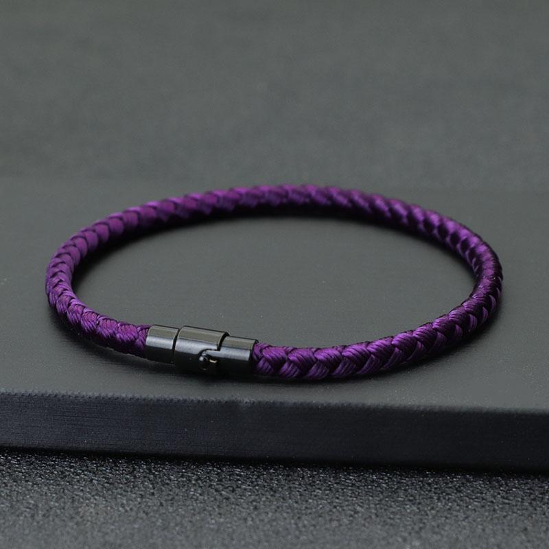 Fashion Grade A Keel Rope Bracelet For Men Double Safety Magnetic Buckle Charm Braslet Outdoor Cycling Hand Accessories Pulseria