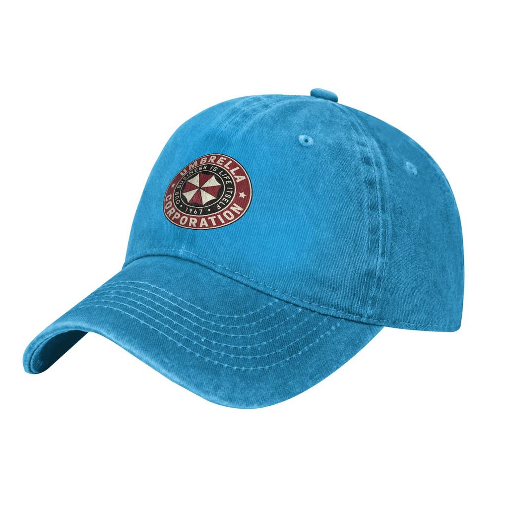 Game Umbrella Corp Men Women Baseball Caps Residents Evils Distressed Cotton Caps Hat Vintage Outdoor Summer Soft Headwear