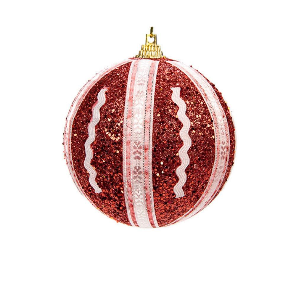 8cm Christmas Decorative Ball Delicate Hanging Ornament Crafts Christmas Tree Pendant  Window
