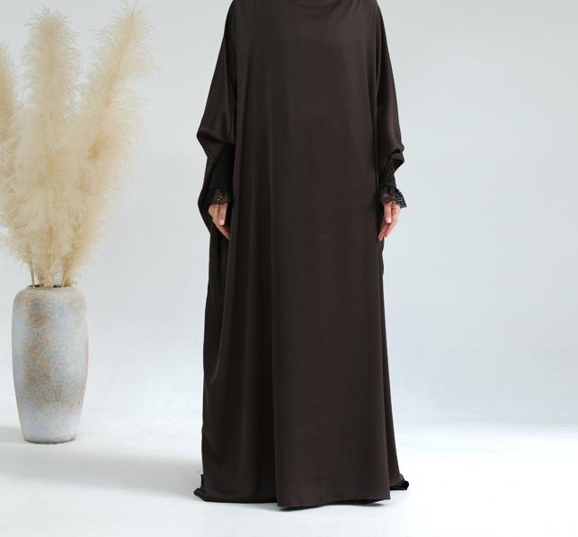 Loriya Solid Color Big Swing Robe Dress 2023 - LR609, Dubai, Turkey