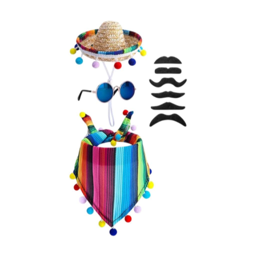 Porch Goose Outfits with Colorful Scarf Outdoor Decoration Party Supplies Yard