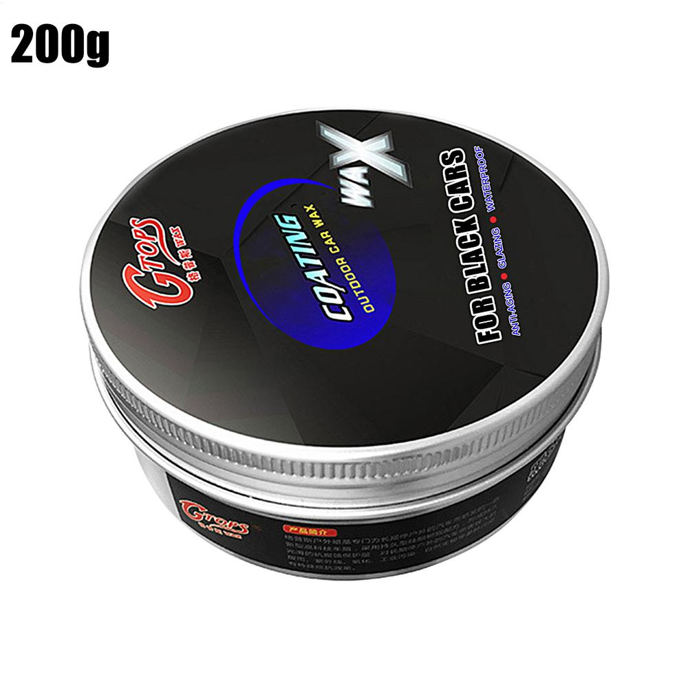 

200g Car Black Wax Polishing Paste Wax Scratch Repair Agent Paint Car Crystal Hard Wax Paint Waterproof Maintenance Care