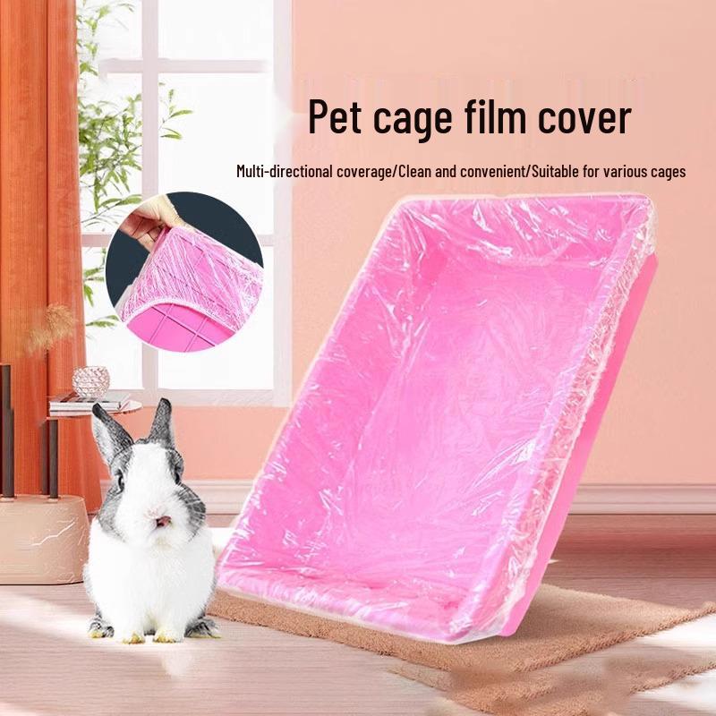 

Одноразовые пластиковые подстилки для клеток домашних кроликов и морских свинок: Защита от мочи и туалета.