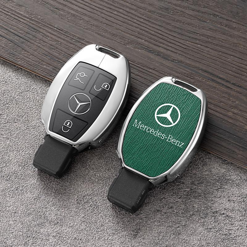 New Zinc Alloy Car Key Case Cover Shell Fob Bag For Mercedes Benz W204 W205 W212 W213 W176 W177 W219 A B C E S Class GLC CLA AMG