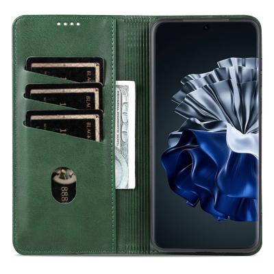 AZNS For Huawei P60/P60 Pro PU Leather Phone Case Wallet Stand Anti-scratch Smartphone Cover