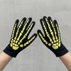 Vollfinger Skelettkralle Handschuhe Cosplay Requisite Skelett Goth Fäustlinge Süße Halloween Handschuhe Herren