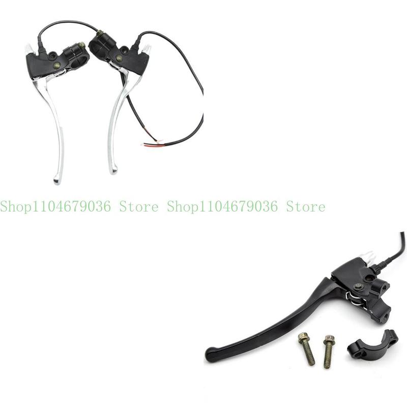 652F Electric Scooter Brake Handle Grips with Line Cut Off Power Aluminum Alloy Brake Lever Skateboard Riding Accessories 2x