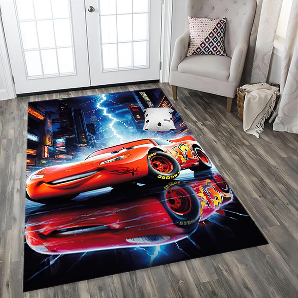 Lightning Mcqueen Racing Legend for Living Room rug, Bedroom, Study Room, Hallway Decoration, Perfect for Home Decoration or Holiday Gifts