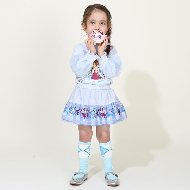 Disney Princess Voluminous Skirt 9692K with Inner Pants Clothing Baby Kids Girls Cosplay Costume 110cm Rapunzel [BABYDOLL] Children's