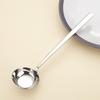 High-value eating with a spoon, high-end spoon, tableware, stainless steel exquisite spoon, western soup spoon wood