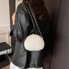 Fashion Personality Creative Acrylic Scallop Women's Dinner Bag New Exquisite and Cute One Shoulder Crossbody Bag