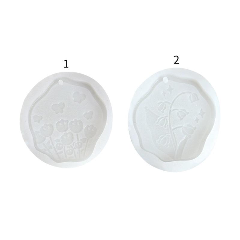 Flower Butterfly Silicone Mold DIY Flower Pendant Aromatherapy Gypsum Ornament Resin Mold Handmade Soap Mold Baking Mold