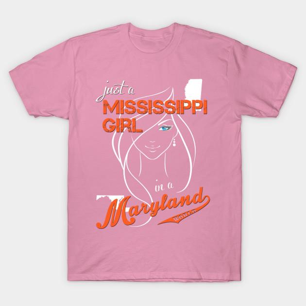 T Shirt Women Mississippi Maryland Harajuku Print Kawaii Tshirt Summer Short Sleeve Female T-Shirt Top Tee
