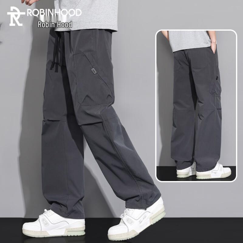 

ROBINHOOD Men s Summer Lightweight Breathable Straight Leg Cargo Pants 2XL