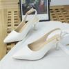 Seasonal spot 2021 new leather fashion single shoes Korean version fairy style small leather shoes work shoes