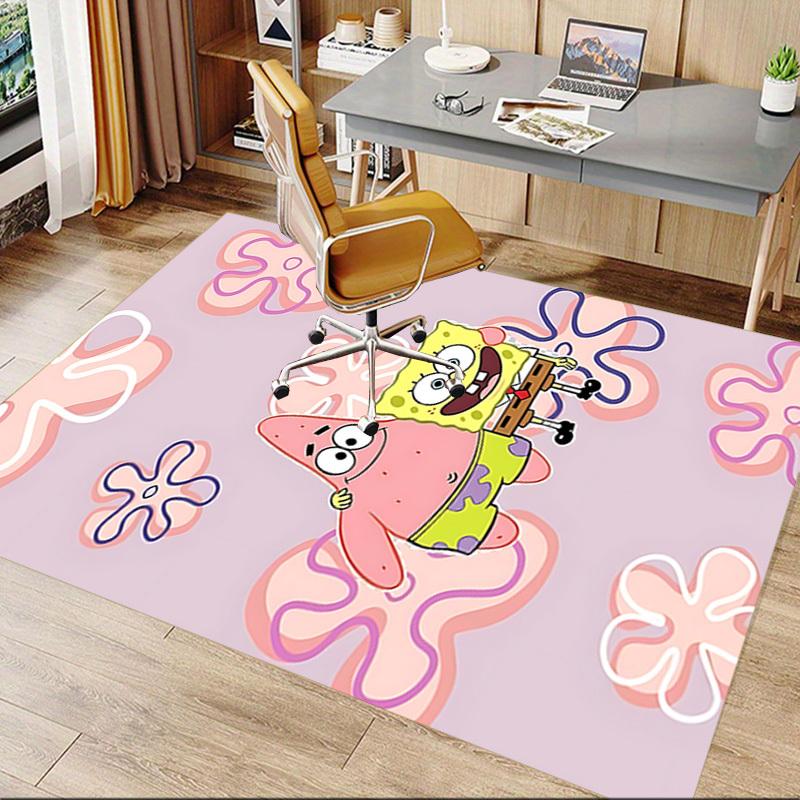 1 ST Spongebob Vierkante Broek Tapijt Ultra Zacht, Dik & Absorberend, Antislip Machine Wasbaar Mat voor Entree