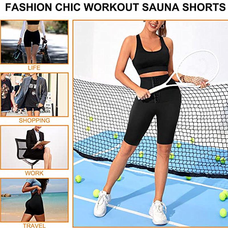 Women's High-Waisted Shaping Leggings - Sweat-Inducing, Hip-Lifting, Tummy-Control Yoga Pants
