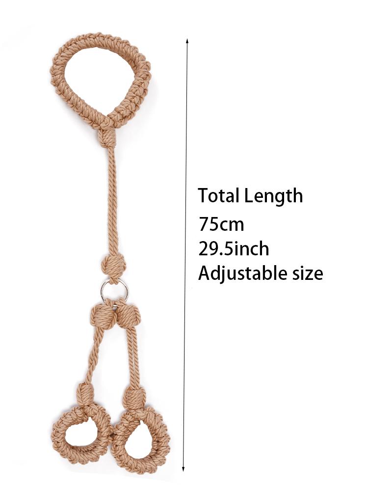 Cotton Rope Cuffs Handcuffs Leg Ankle Cuff Restraints Bondage Bracelet BDSM Fetish Adult Sex Toys For Couples Exotic Accessories
