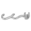 10pcs Dental Orthodontic Sliding Hook Stainless Steel Sliding Crimpable Hook Replacement Accessory Left