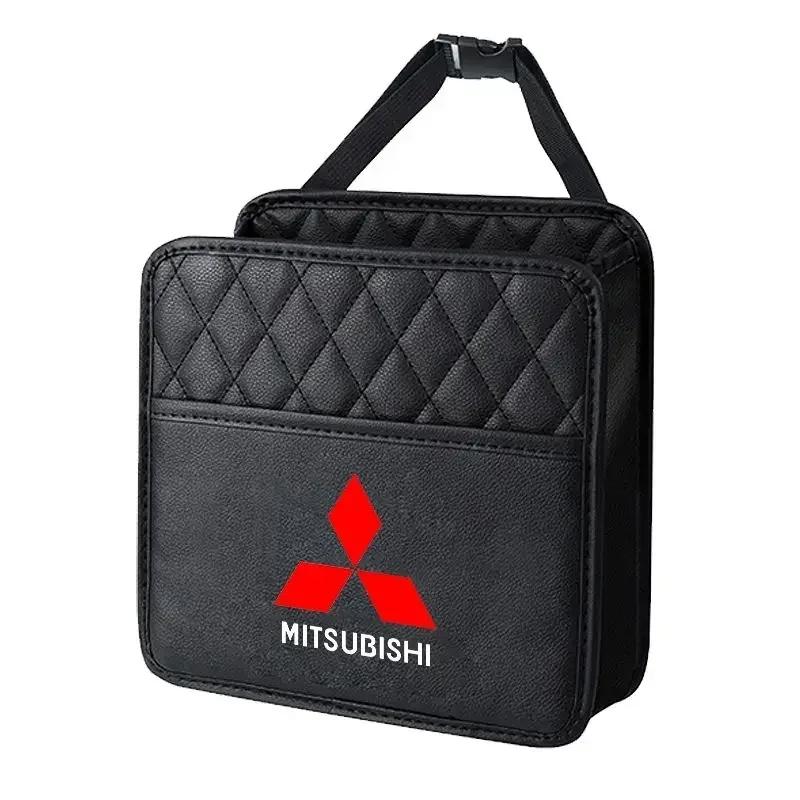 

Car Storage Bag Multi-function Seat Back Storage Pocket Suspension for Mitsubishi Asx Lancer Pajero Outlander L200 Evo Lancer Ex чорний